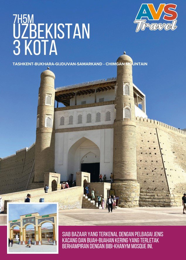 7D5N Uzbekistan 3 Kota